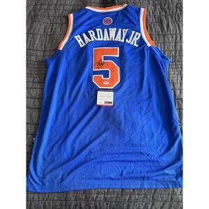 Tim Hardaway JR NBA New York Knicks Autographed Signed Adidas Jersey PSA COA